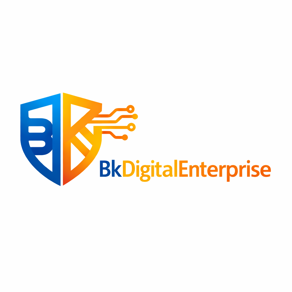 b k digital logo